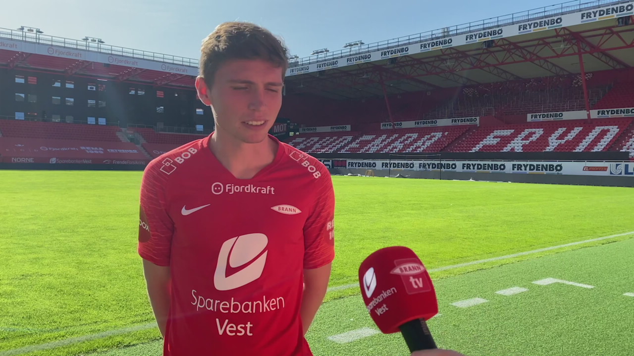 Vegard Skeie er glad for å ha signert for Brann